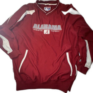 Russell Athletic Men's Team Issue Alabama Crimson Roll Tide Pullover Sz M VTG